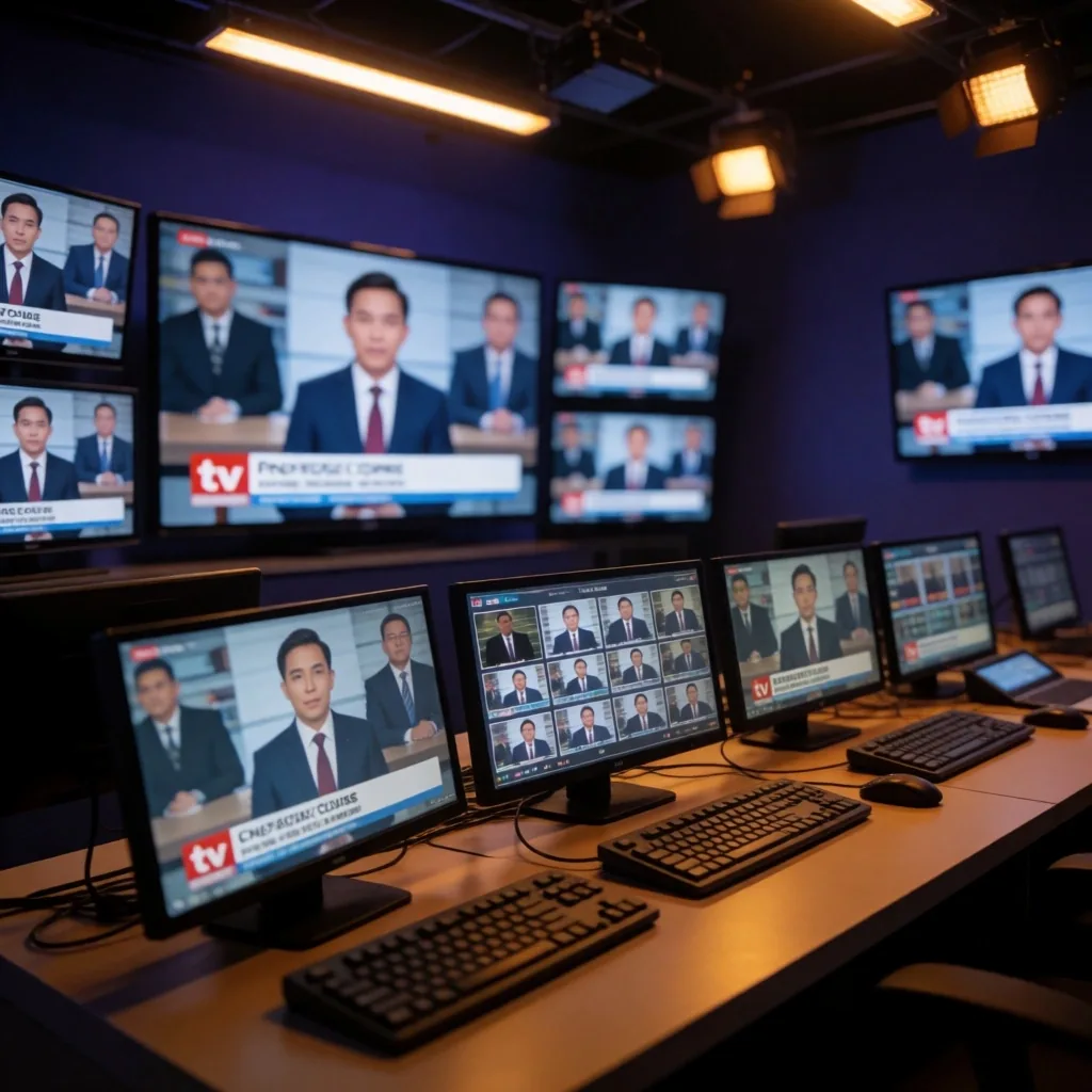 Ruang kontrol studio televisi